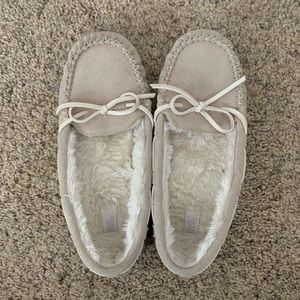 Light Tan Moccasins